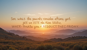 motivational good morning friday