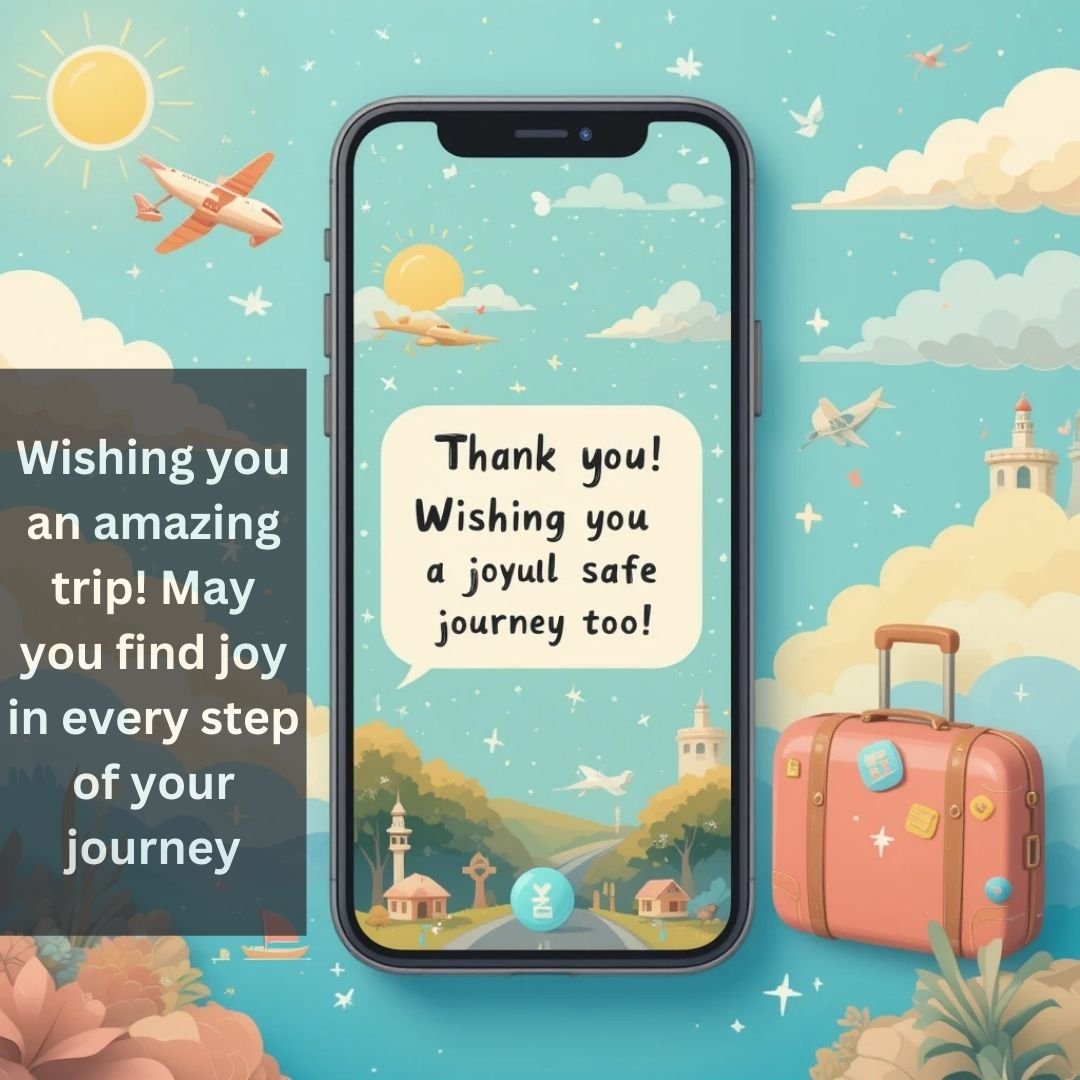 Happy Journey Reply Message