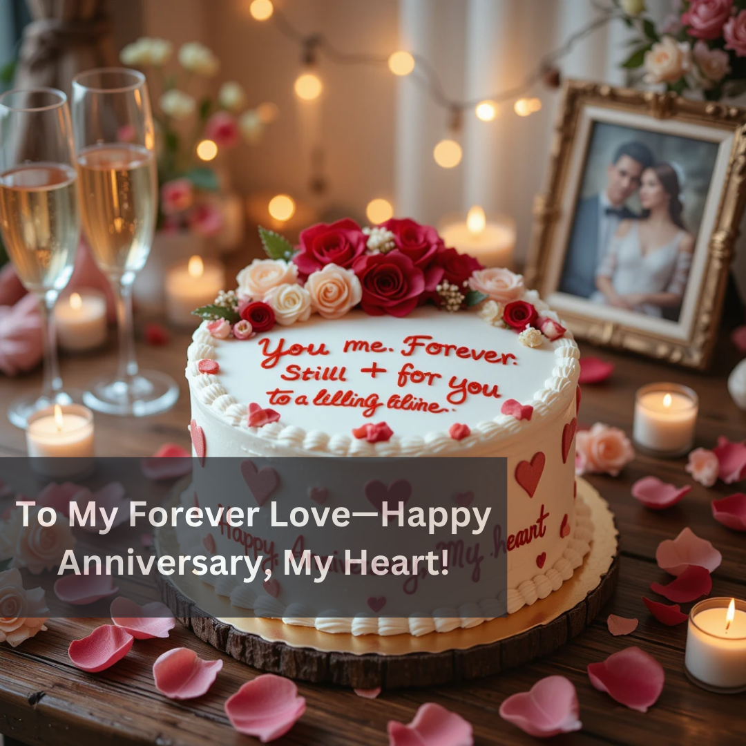  Messages on Cake for Anniversary