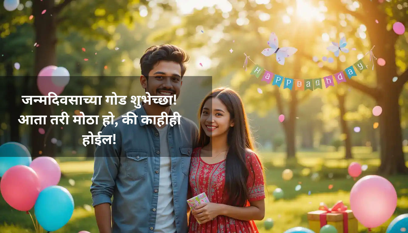 भावाच्या बर्थडेला द्या मजेशीर शुभेच्छा | Funny Birthday Wishes For Brother In Marathi
