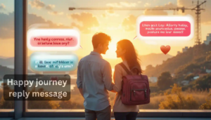 happy journey reply message