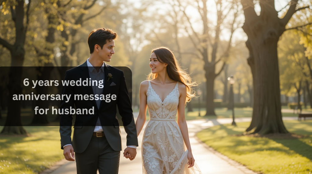 6 years wedding anniversary message for husband