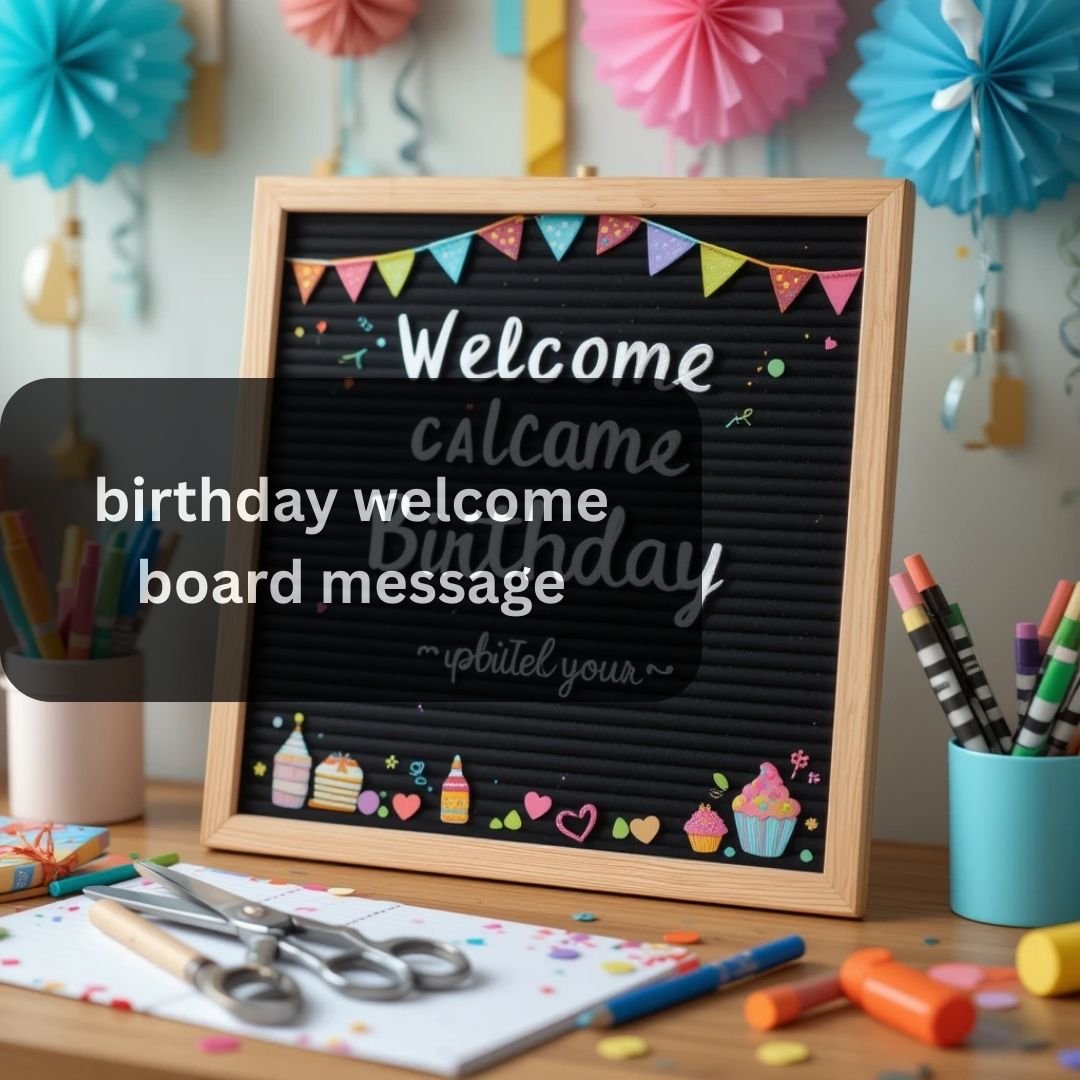 Download the Best Birthday Welcome Board Template Free – Customize & Print Instantly