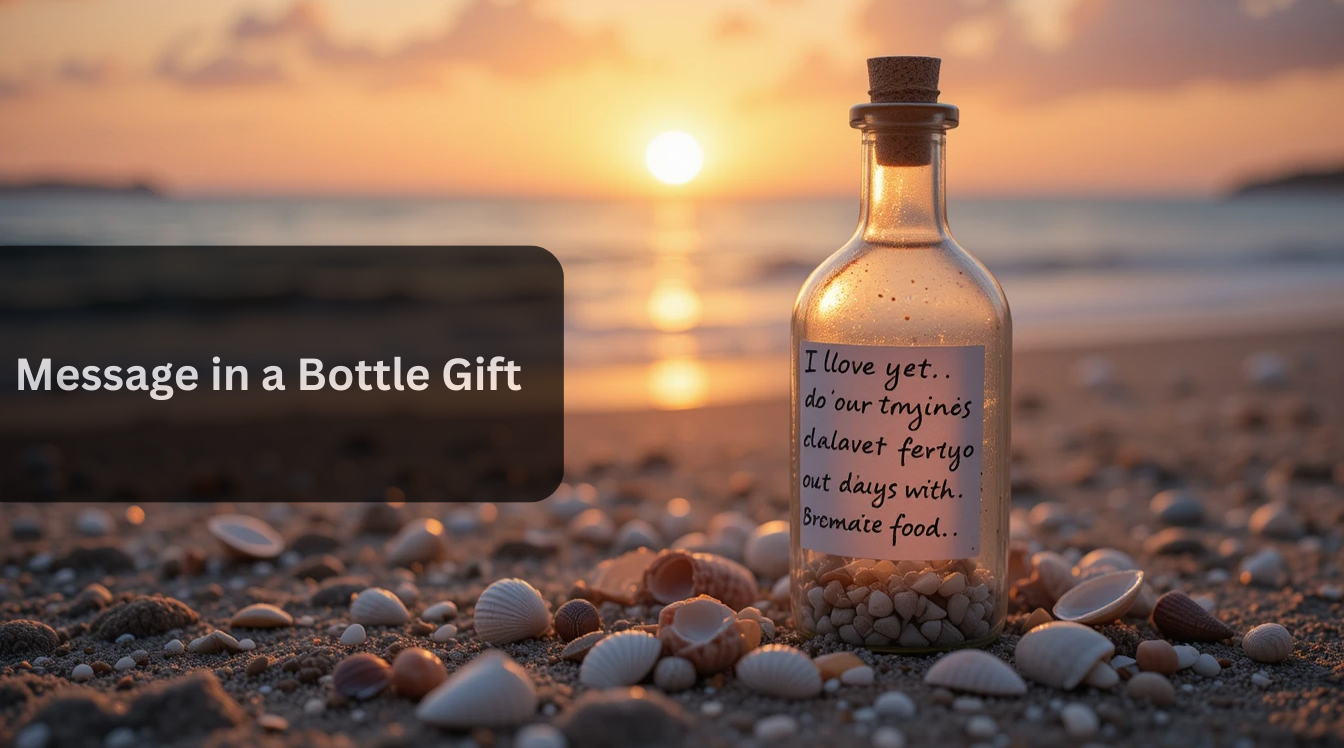 message in a bottle gift