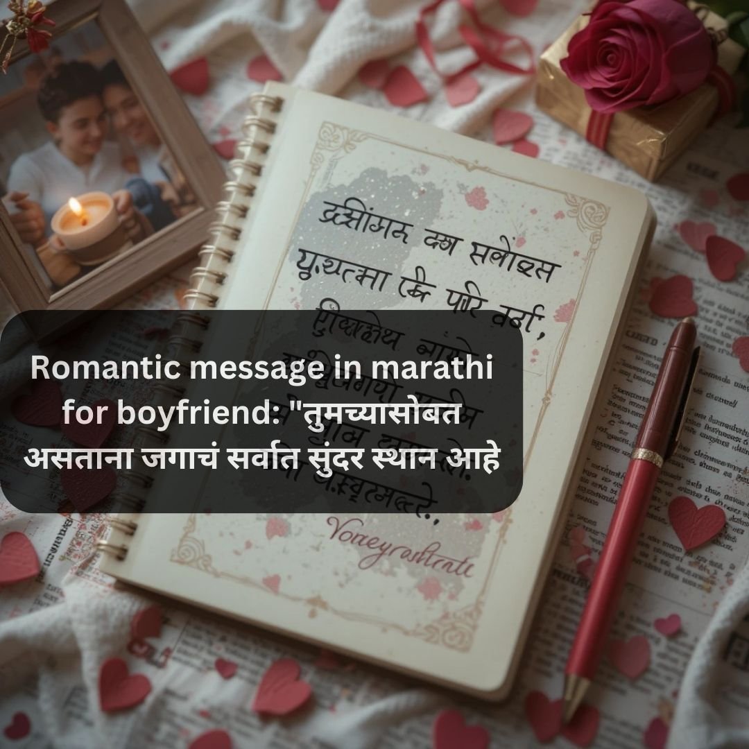 Romantic Message in Marathi for Boyfriend: 10 Heartfelt Messages to Express Your Love