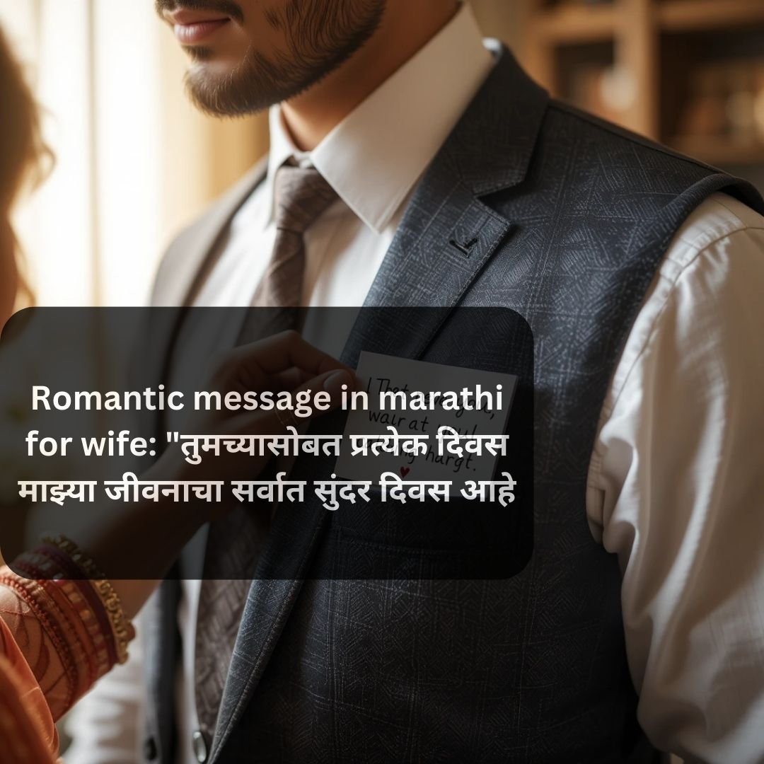 Romantic Message in Marathi for Wife: 10 Sweet Messages to Show Your Endless Love