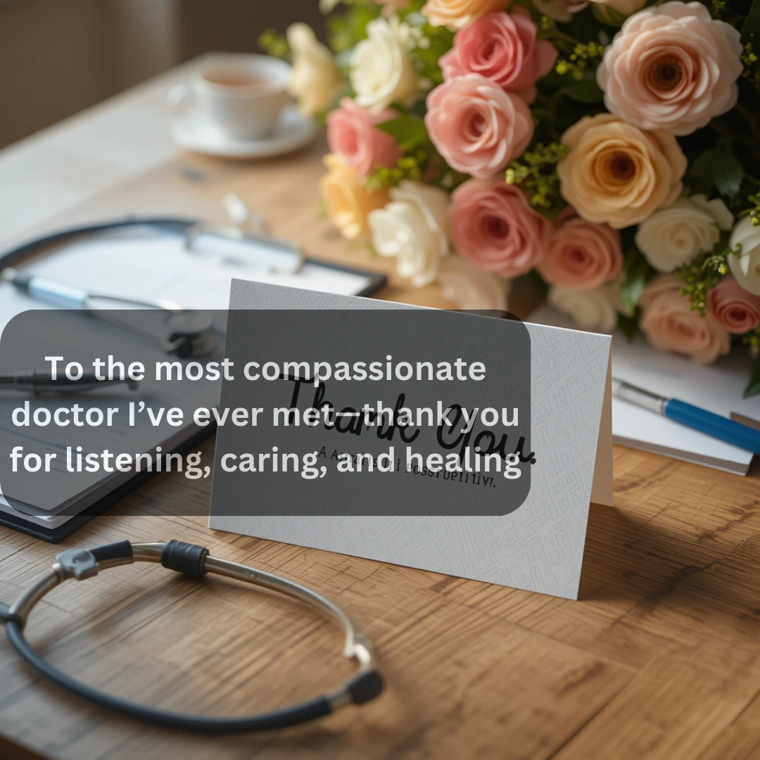 thank you message to doctor