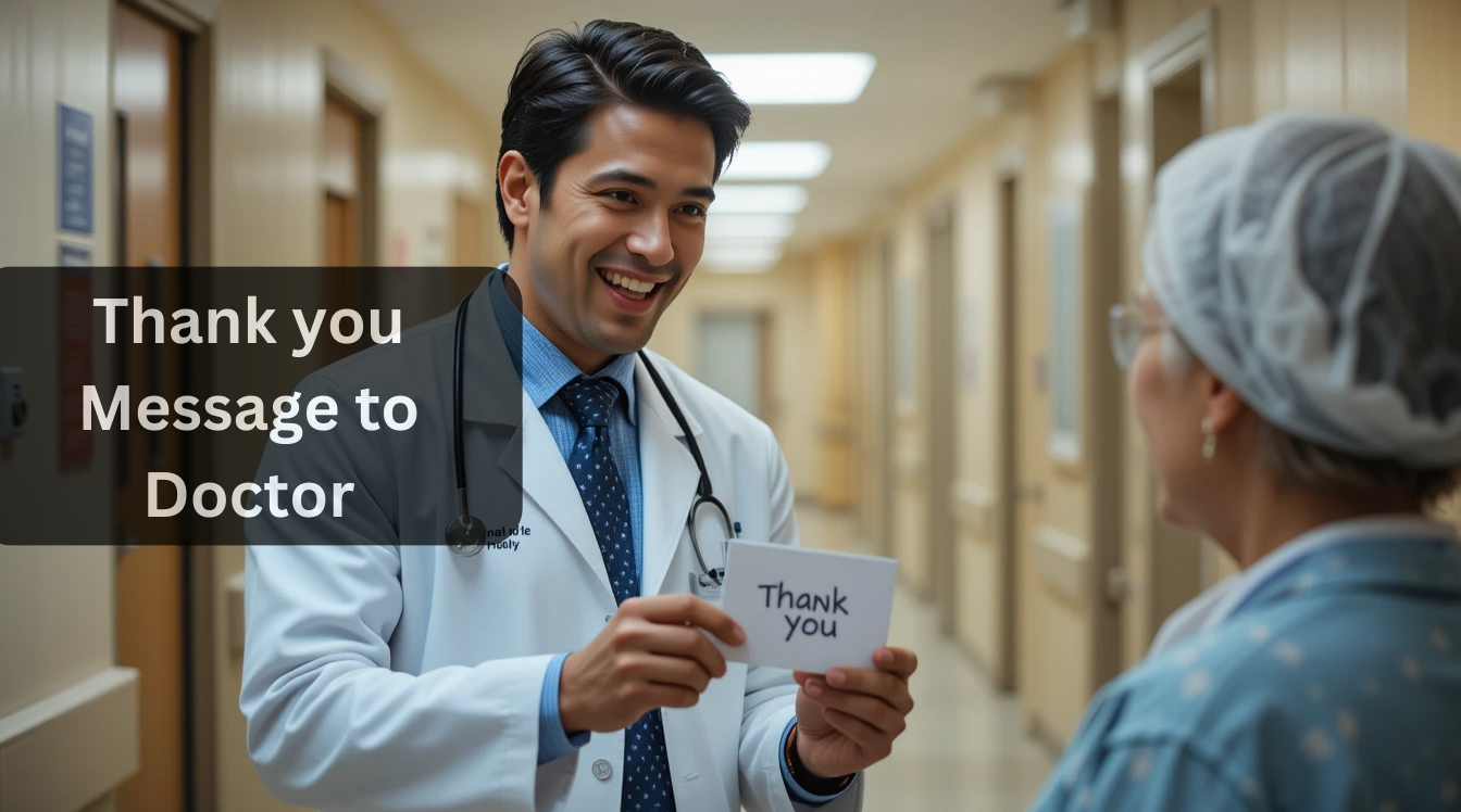 thank you message to doctor